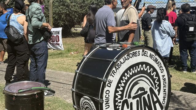 La protesta de los trabajadores de Fate.