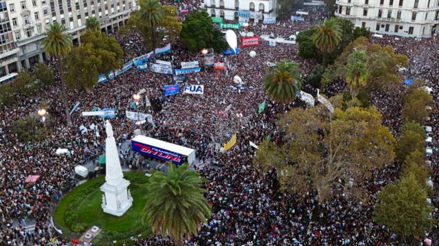 Marcha Federal Universitaria. Foto: Matías Baglietto