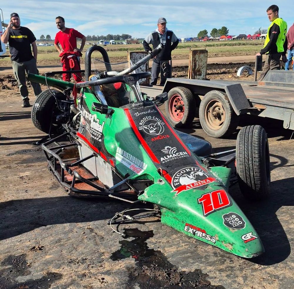 El accidente de la categoría Fórmula Uno de la ACAS.