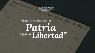 Imagen del video que le dedicó al Gobierno a los padres en su día. (Captura de video)