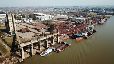 Vista del Puerto de San Nicolás. (Diario El Norte)