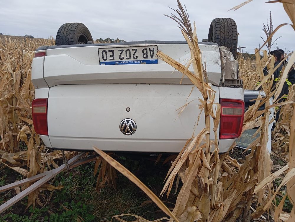 Volcó una camioneta cerca de De la Garma.&nbsp;
