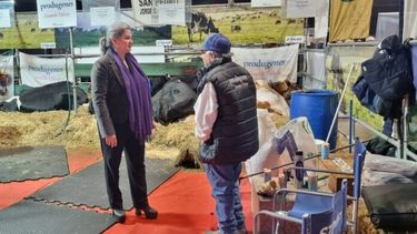 La subsecretaria de Agricultura, Ganadería y Pesca del MDA, Carla Seain, en La Rural. (Prensa MDA)