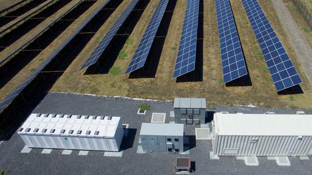 Las baterías de almacenamiento de energía.&nbsp;