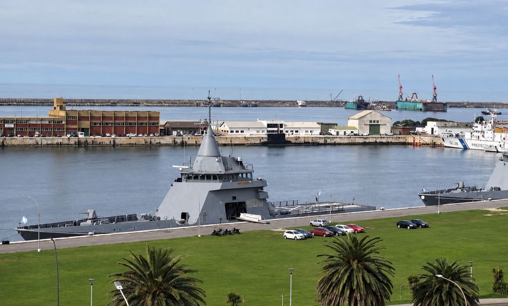 La Base Naval de Mar del Plata.