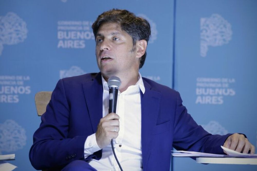 El gobernador de la provincia de Buenos Aires, Axel Kicillof.