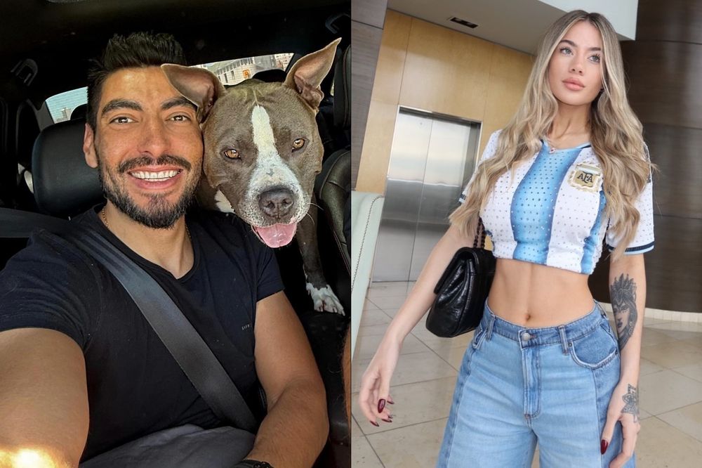 Facundo Moyano y la modelo Candela Arizaga.