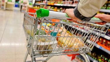 Los precios de los aliemntos aumentaron, pero menos que lois meses precios-