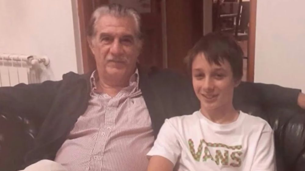 Federico Storani y su hijo Manuel. Federico Storani y su hijo Manuel.