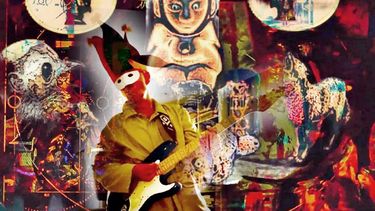 Una de las obras visuales de Carlos Indio Solari de la muestra Brutto.&nbsp;