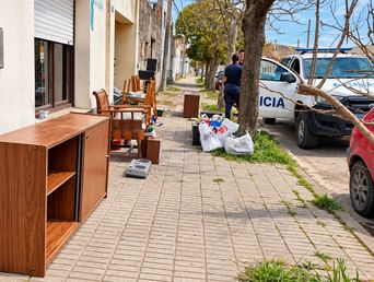 Algunos de los bienes robados y recuperados por la Policía en Coronel Pringles.