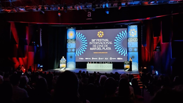 La presentación del Festival Internacional de Cine de Mar del Plata, en 2023.