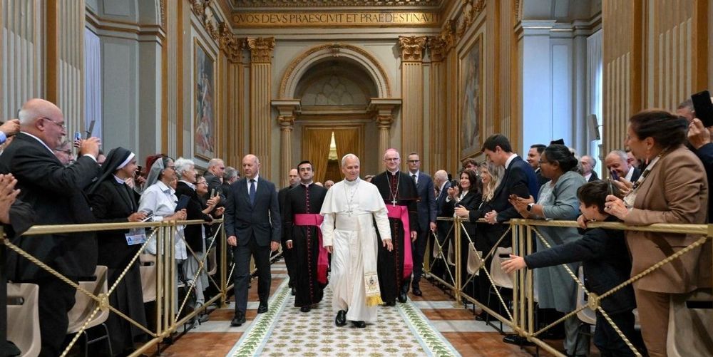 El papa León XIV, poco después de haber anunciado su operación.