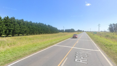 La ruta 88, en cercanías de Mechongué. - Google Maps -