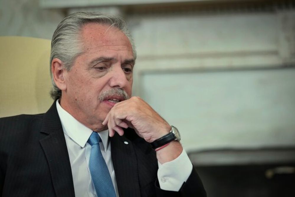 El exmandatario Alberto Fernández.