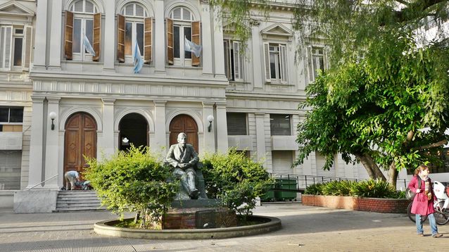 El edificio del Rectorado de la Universidad Nacional de La Plata (UNLP).&nbsp;