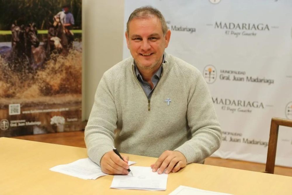 Carlos Santoro, intendente reelecto de General Madariaga.