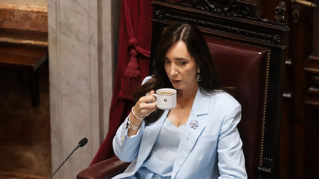 La vicepresidenta de la Nación, Victoria Villarruel.