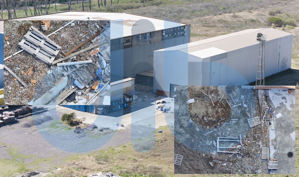 La impactante imagen del predio del Laboratorio Ramallo con montañas de ampollas de diversos medicamentos, incluyendo fentanilo. (Gentileza El Norte)&nbsp;