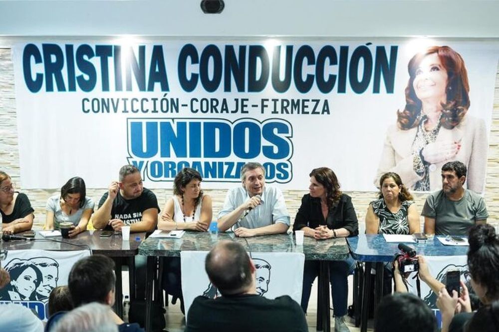 Máximo Kirchner en el plenario de Unidos y Organizados. (Instagram Paula Penacca)