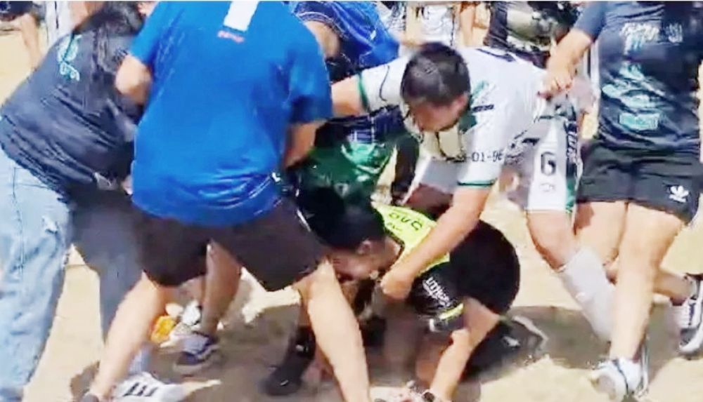 Imagen tomada de uno de los videos que circularon por redes sociales.&nbsp;