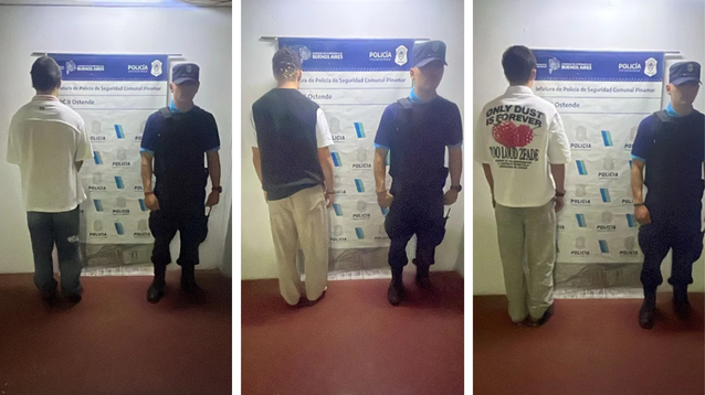 Rugbiers detenidos en Ostende por agresión en la vía pública.