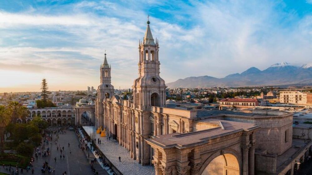 Arequipa y su Plaza de Armas.