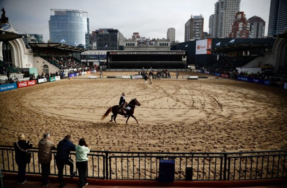 La pista de La Rural de Palermo.