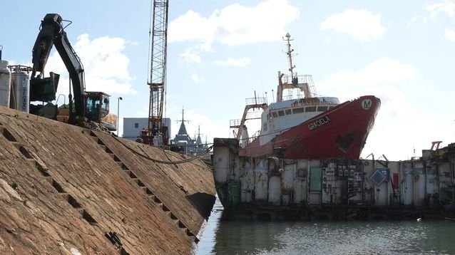 El Consorcio Portuario Regional Mar del Plata recuperó 1.600 metros lineales de muelle.