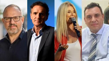 Valenzuela, Katopodis, Magario y Bondarenko, candidatos en en disputa en el Conurbano.&nbsp;
