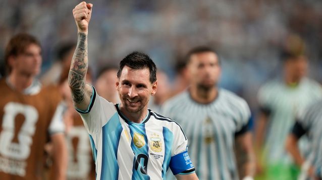 El desahogo del capitán de la Selección al final de un partido durísimo.