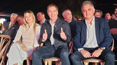 Karen Reichardt, Diego Santilli y Sebastián Pareja.&nbsp;