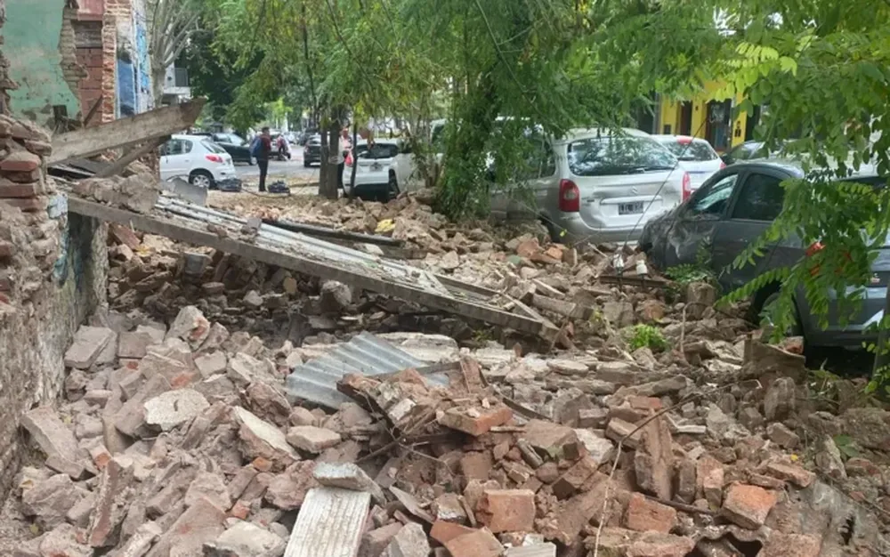 Derrumbe en La Plata. (0221 de La Plata)