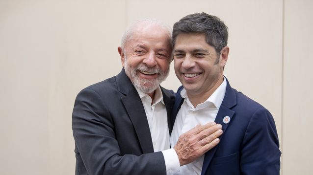 Axel Kicillof se reunió con el presidente brasileño Lula da Silva en España.&nbsp;