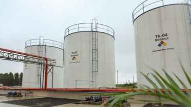 Una planta de biocombustibles en Santa Fe. (Archivo)