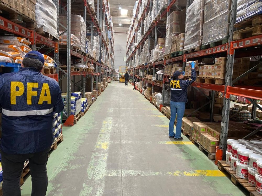 Alimentos en mal estado secuestrados por la Policía Federal.&nbsp;