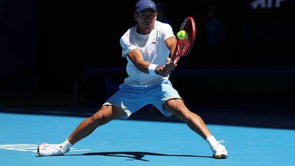 Sebastián Báez, líder del equipo argentino de tenis en Perth, Australia.