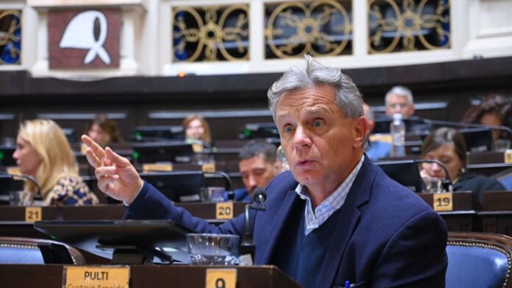 El diputado Gustavo Pulti.