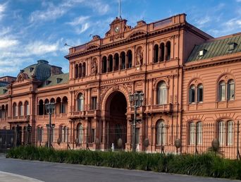 La Casa Rosada, sede del Gobierno argentino.