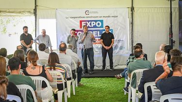 El ministro Javier Rodríguez en la 2° Expo CoopeLac 2025.