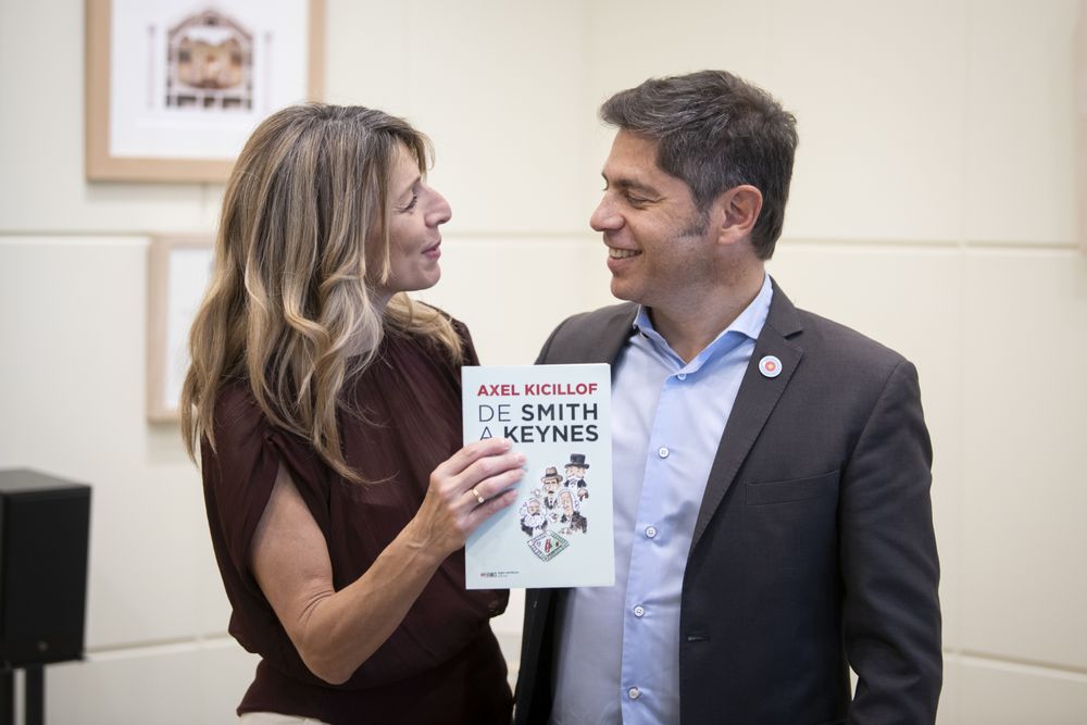 Kicillof con Yolanda Díaz.&nbsp;