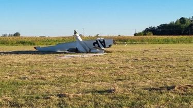 La avioneta estrellada. (Pergamino Virtual)