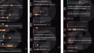 Los intimidantes chats se condujeron a la pelea mortal en Necochea.