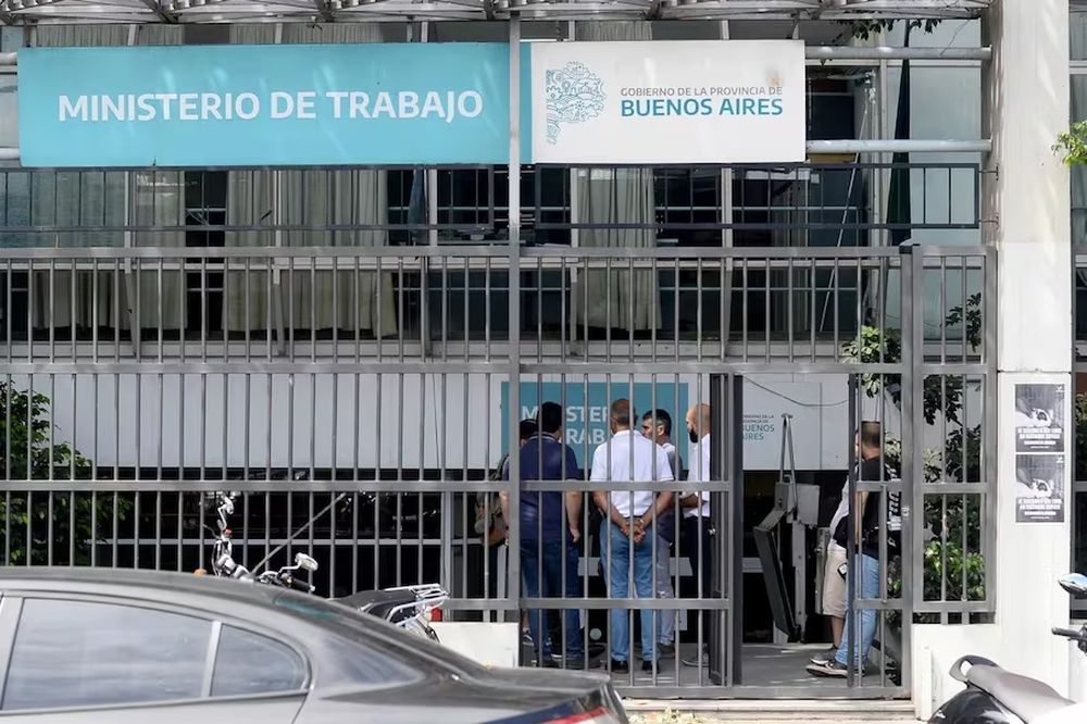 El ministerio de Trabajo bonaerense.
