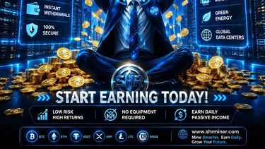 shr miner ha lanzado un servicio gratuito de mineria en la nube para titulares de btc, xrp y eth, ofreciendo ganancias diarias de $10,700 o mas