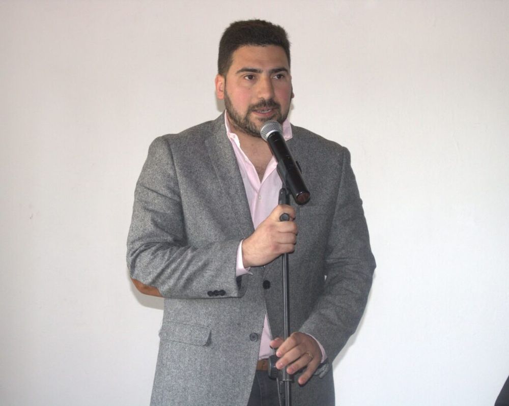 El intendente de 25 de Mayo, Ramiro Eg&uuml;en.