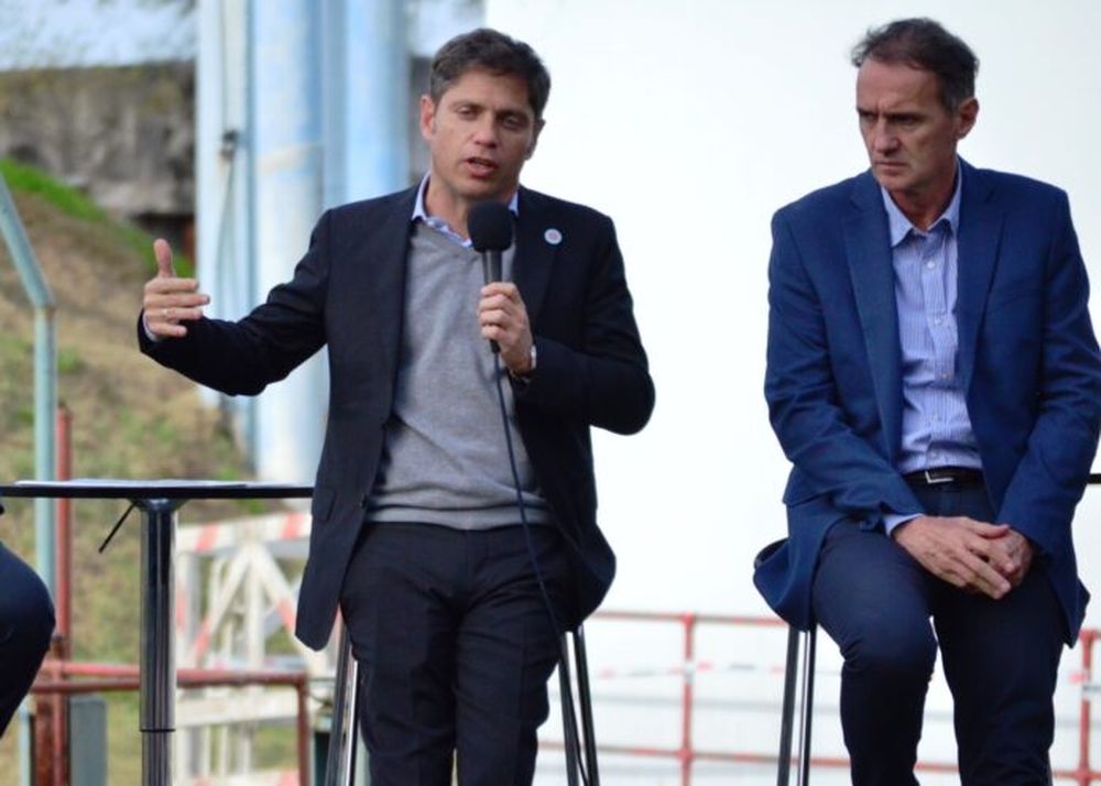 Axel Kicillof y Gabriel Katopodis.