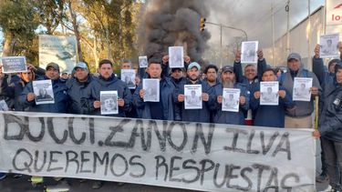 Los trabajadores despedidos de ILVA.&nbsp;