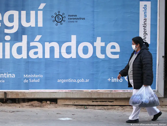 Un cartel en plena pandemia de Covid. (Archivo) Un cartel en plena pandemia de Covid. (Archivo)
