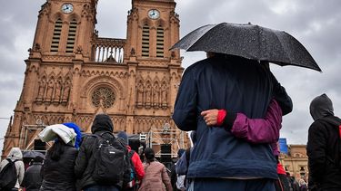 Se viene otra peregrinación a Luján bajo la lluvia.&nbsp;